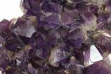 Deep Purple Amethyst Crystal Cluster - Congo #148706-3